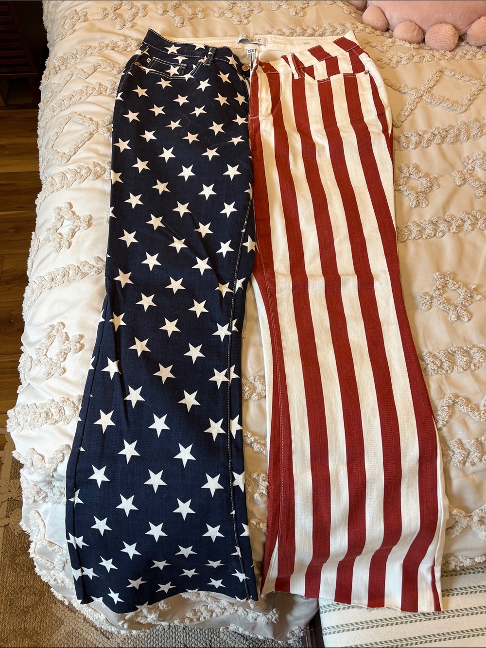 American Flag Judy Blue Flare Jeans